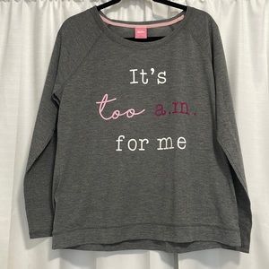 Jenni “It’s too a.m. for me” Longsleeve Top